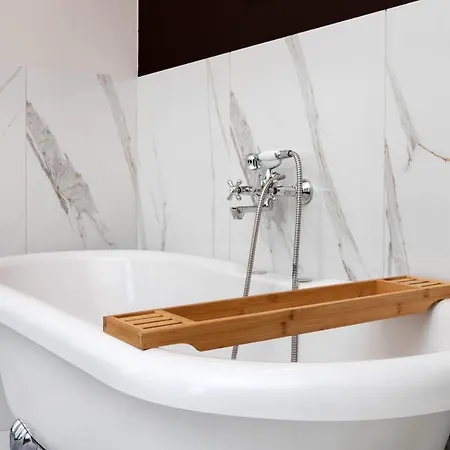 Comfortable House With Bathtub In The Bedroom *